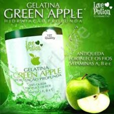 Колаген для волосся Love Potion Gelatina Green Apple 1000 мл
