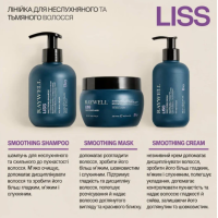 Маска Raywell B.io LISS Smoothing Mask With Ribes Complex для контроля и блеска пушистых волос (RR653), 500 мл