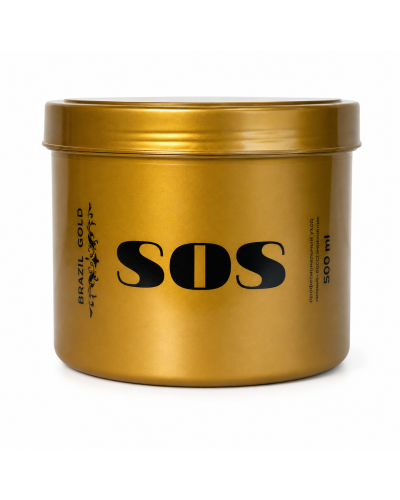Маска-реконструктор Brazil Gold SOS для восстановления волос, 500 мл