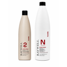 Набір для біозавивки Raywell Wave Tools Lotion 2 Medium для натурального та фарбованого волосся RR541+RR543, 500/1000 мл