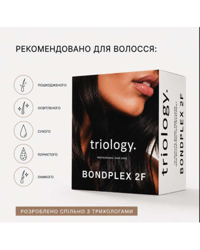 Холодное восстановление. Система интенсивной реконструкции волос BONDPLEX 2F triology, 15 мл / 20 шт
