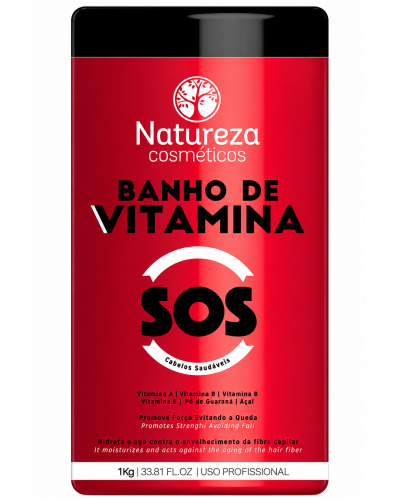 Набір ботексу для відновлення волосся NATUREZA SOS Banho de VITAMINA, 30/50 г (розлив)