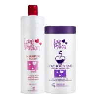 Набір ботексу для волосся Love Potion Blond Tox Blond матуючого для блондинок, 100/200 г (розлив)
