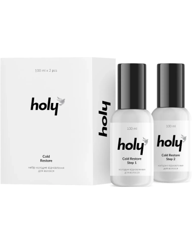 Набор холодного восстановления волос - holy cold restore, 100+100 мл