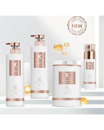 Набор Keratine Queen Duo Collagen шампунь и маска для увлажнения и восстановления поврежденных волос, 750/800 мл