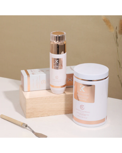 Набор Keratine Queen Duo Collagen шампунь и маска для увлажнения и восстановления поврежденных волос, 750/800 мл
