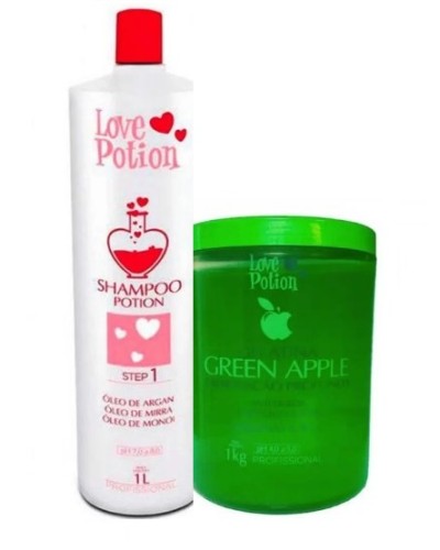 Набір колагену Love Potion Gelatina Green Apple 100/200 г (розлив)