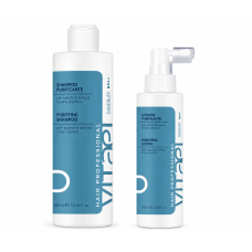 Набір проти лупи Vitael Dandruff Purifying Set – Шампунь 300 мл + Лосьйон 100 мл