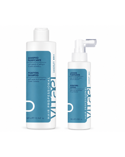 Набір проти лупи Vitael Dandruff Purifying Set – Шампунь 300 мл + Лосьйон 100 мл