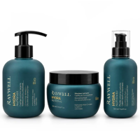 Набір Raywell B.io HYDRA Nutritive TRIO шампунь, маска і флюїд для живлення сухого волосся,  500+300+100 г (розлив)