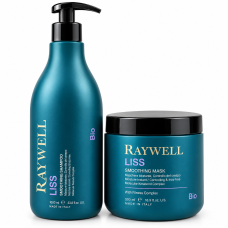 Набор Raywell B.io LISS Smoothing DUO шампунь и маска для разглаживания пушистых волос, 1000+500 мл