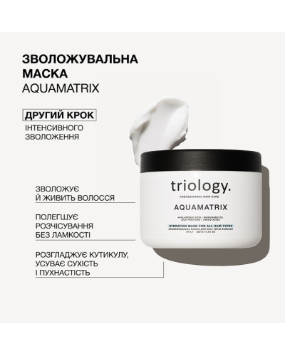 Набор DUO Triology AquaMatrix для глубокого увлажнения волос, 500//200 мл