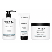 Набор TRIO Triology AquaMatrix для глубокого увлажнения волос, 500/330/200 мл