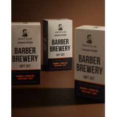 Подарунковий набір BARBER BREWERY для справжніх чоловіків 330/3х230 мл