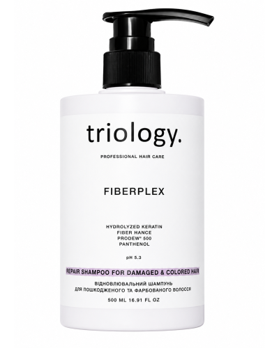 Восстанавливающий шампунь Fiberplex Triology для поврежденных и окрашенных волос, 500 мл