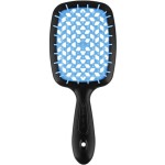 Janeke original Продувний широкий гребінець для укладання волосся та сушіння феном Superbrush, чорний