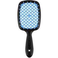 Janeke original Продувний широкий гребінець для укладання волосся та сушіння феном Superbrush, чорний