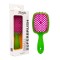 Janeke Superbrush small original Продувний широкий гребінець для укладання волосся та сушіння феном, салатовий