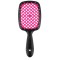 Janeke Superbrush small original Продувний широкий гребінець для укладання волосся та сушіння феном, чорний