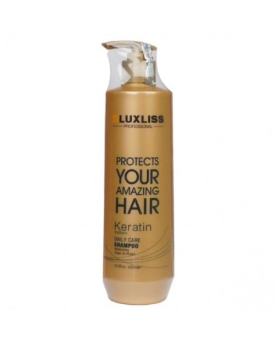 Шампунь кератиновый Luxliss Keratin Smoothing Daily Care Shampoo для ежедневного использования