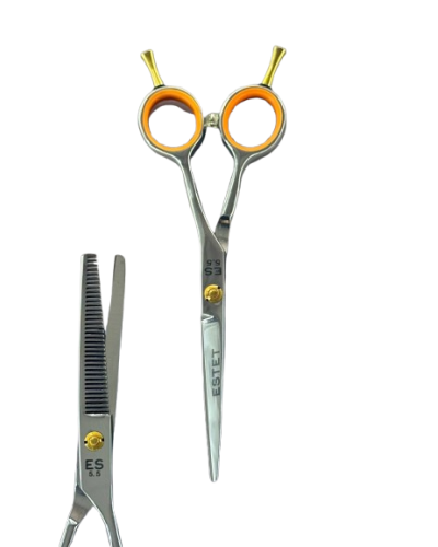 Ножиці перукарські Estet — професійний інструмент для точної стрижки 5,5