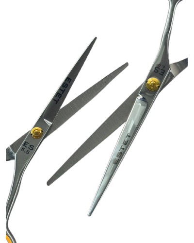 Ножиці перукарські Estet — професійний інструмент для точної стрижки 5,5