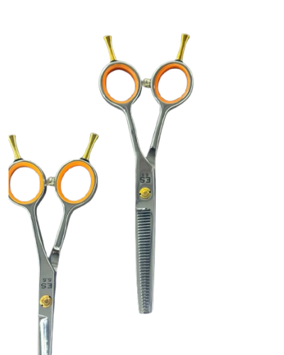 Філірувальні ножиці для стрижки ESTET срібло, 5.5 — комфорт і точність у кожному русі