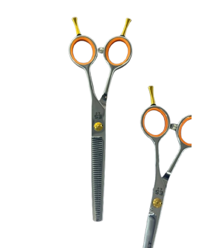 Филировочные ножницы ESTET 6.0 серебро — комфорт и точность в каждом движении