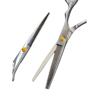 Филировочные ножницы ESTET 5.5 серебряные