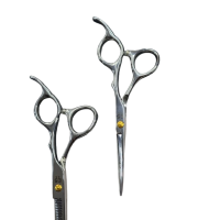 Филировочные ножницы ESTET 5.5 серебряные