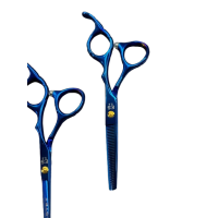 Филировочные ножницы ESTET 5.5 синие