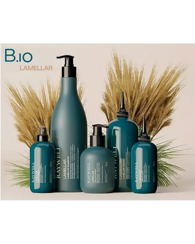 Набір Raywell BIO Lamellar шампунь ламеллярний, вода, спрей для інтенсивного блиску і зволоження волосся (RR601/RR603/RR604), 275+200+200 мл